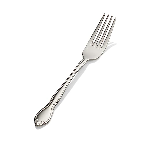 Bon Chef S1805 Stainless Steel 18/8 Queen Anne Regular Dinner Fork, 7-25/32