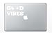 Good Vibes Peace Sign Daisy Quote (WHITE) Vinyl Decal Stickers for MacBook Laptop Car Love Forever Birds Always Relationships Feathers Peace Tough Strength Strong Strength Hope Inspiration Dreamer Love Bird Flying Dream Symbol Flower PMA Attitude