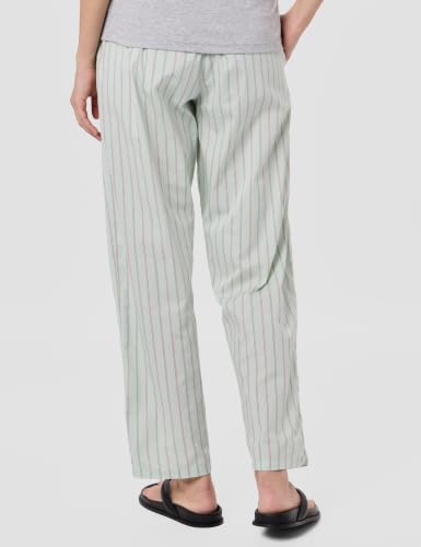 Image of Enamor Mid Rise Full Length Adjustable Drawstring Hangout Pant for Women - Relaxed Fit, Combed Cotton - E4A5