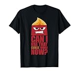 Disney Pixar Inside Out Anger Can I Use That Curse Word Now? T-Shirt