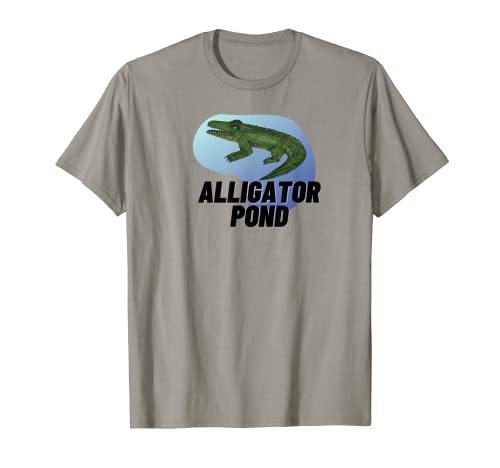 Alligator Pond Cool Funny Nature Outdoor Zoo Graphic Hombres Boy Camiseta