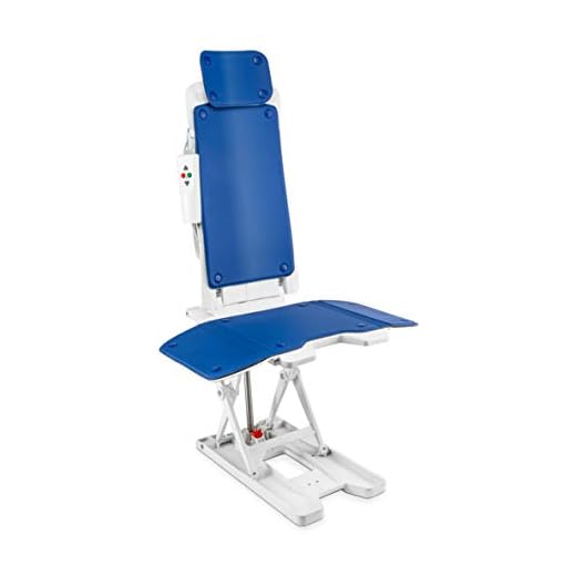 LiveFine Bath Lift, Steel Pole for Extra Safety, Automatic Bath Tub Seat & 50° Reclining Support, Cushion Headrest, Nonslip Suction Pads, Waterproof Remote, Foldable Design