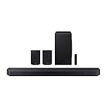 Samsung HW-Q990C 11.1.4 Channel Soundbar with Wireless Dolby Audio, Rear Speakers Included with Q-Symphony, SpaceFit Sound Pro, Adaptive Sound, Pro Game Mode, Airplay 2, AVA