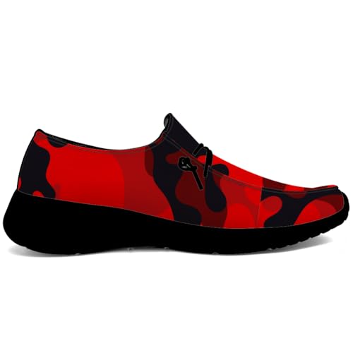 Quorax Camouflage Shoes for Women Men Loafers Slip-on Shoes Camouflage Gifts for Men Women4
