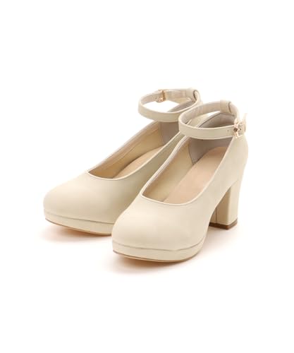 [マジェスティックレゴン] ふかふかクッションパンプス 1040114701 S アイボリー