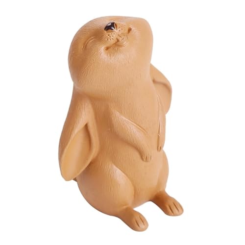 Lapin de décoration en sable violet pour statuette de thé, cadeau idéal - 2