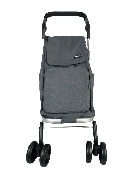 Red) Hampton&Stewart Folding Wheeled Shopping Trolley On OnBuy