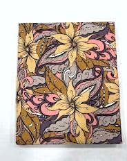 Image of Bombay Dyeing Epigram Printed Single Bed 100% Cotton Bedsheet Collection - (224X150) (H. OCHER)
