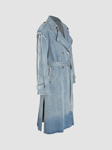 CIDER Statement Maker Denim Trench Coat3