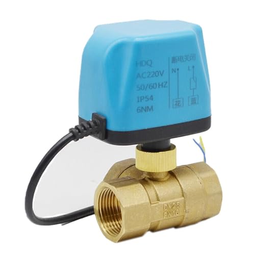 Vanne électrique laiton 12V CC filetée pour contrôle de zone eau - 4