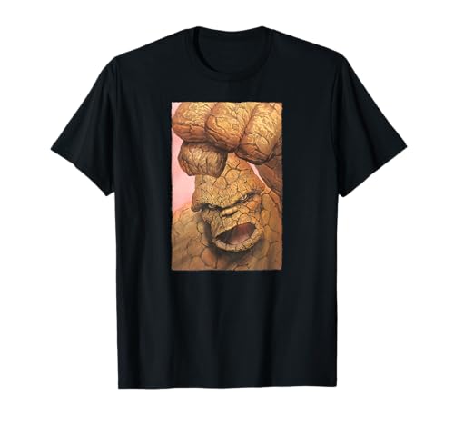 T-shirt Marvel Fantastic Four The Thing Marvelocity haut manches courtes geek