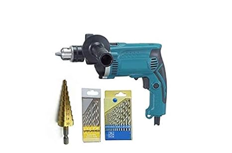 Tools Centre 16mm Heavy Duty Makita Hammer Drill Machine Combo With Assorted Bits for Home & Professional usage