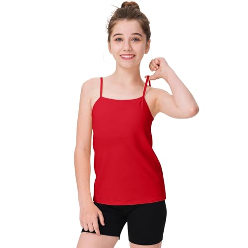Image of BOOPH Girls Camisole Undershirts Kids Cotton Tank Tops Training Bra