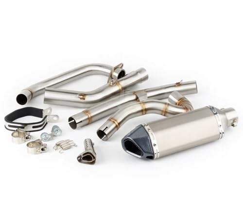 Silencieux échappement V-Strom 650 avec tube de liaison intermédiaire pour moto DL650
