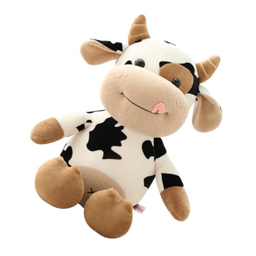 Poupée vache en peluche doudou mignon coton PP pour salon