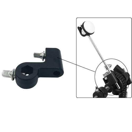 Pedal para bombo sencillo alta sensibilidad con clip ajustable miniatura 5