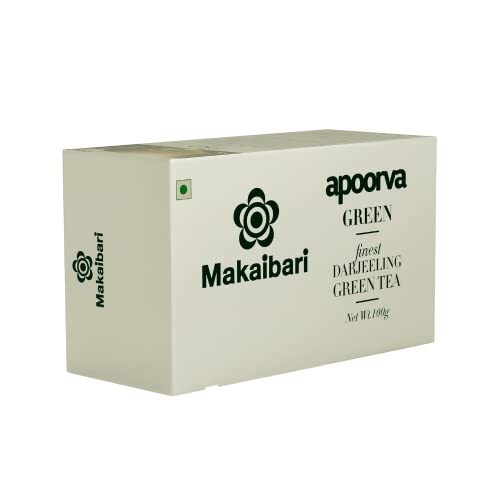 Image of Makaibari Darjeeling Tea Apoorva Green Pouch&Darjeeling Tea Apoorva Black Pouch|Usda Certified Tea|Anti-Oxidants,Immunity Booster|Organic|100+100 G(Pack Of 2)-Darjeeling,Loose Leaves,200 Grams