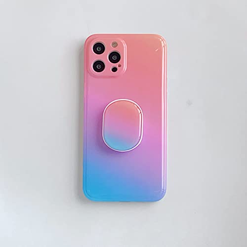 Coque iPhone orange avec support pour ne plus faire tomber votre téléphone en visio