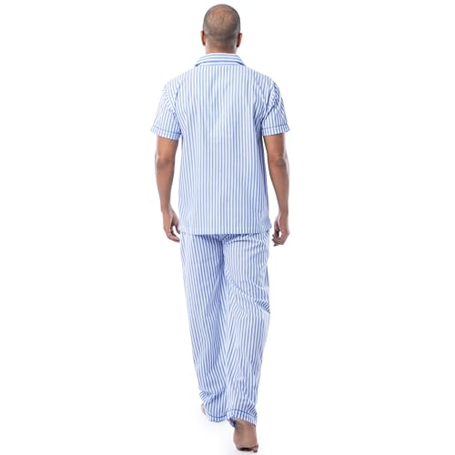 Fruit of the Loom Men's Extra Soft Woven Poplin Pajama Sleep Set2