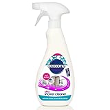 Ecozone Ultra Shower Cleaner, 3-in-1 Anti-Bacterial De-Scaler & Anti Mould Polish, Cleaning Spray & Leave Formula, High Shine Finish, Natural Vegan & Non Toxic, Plant Based & Cruelty-Free (500ml) Ecozone Ultra Shower Cleaner, 3-in-1 Anti-Bacterial De-Scaler & Anti Mould Polish, Cleaning Spray & Leave Formula, High Shine Finish, Natural Vegan & Non Toxic, Plant Based & Cruelty-Free (500ml)