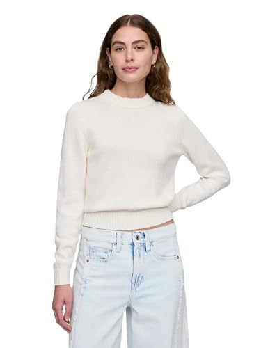 Image of Gap Women's High Neck Cotton Crew Sweater