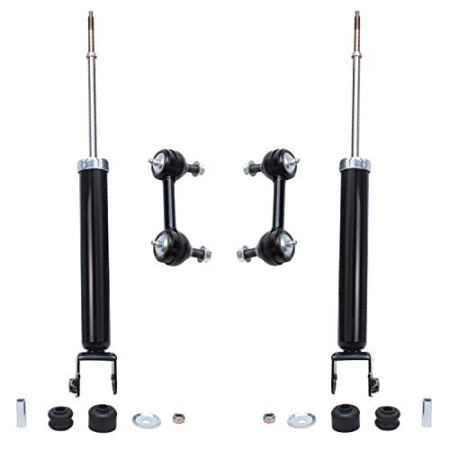Image of Detroit Axle - Rear Shocks Kit for 2004-2008 Nissan Maxima 2 Complete Shock Absorbers Assembly 2 Sway Bar End Links 2005 2006 2007 Replacement