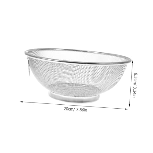 Colador de acero inoxidable para cocina tipo cesta miniatura 2