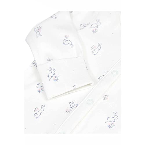 Image of Mothercare Solid Cotton Girls Sleepsuits (S22WE789-P)