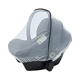 Facile À Ranger: Conception élastique pour une installation facile sur la siège d'auto(par exemple Hauck, Recaro, et etc.). Il est joliment emballé et compact et facile à ranger dans votre sac à langer pour un jour de pluie. Idéal pour l'intérieur, le jardin, emmener votre bébé le week-end, marcher, faire du shopping, pique-niquer ou d'autres activités de plein air