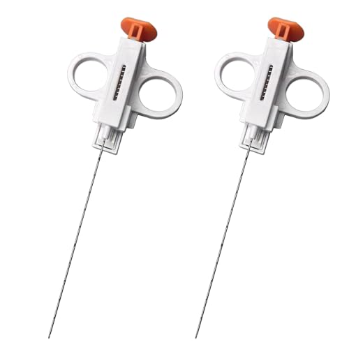 2 PCS Biopsy Needle for Animal Health,Disposable Veterinary Sampling Needles, Designed for Pets,Livestock and Wildlife,Trusted Veterinary Tool(20G/10CM)