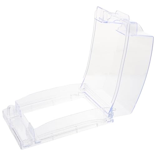 VILLFUL Copertura Protettiva Adesiva per Presa Elettrica Trasparente Resistente al Fuoco e Kit di Sicurezza per Protezione per Bagno e Cucina Facile Installazione senza Danni