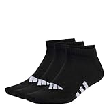 adidas Unisex Kinder Performance Light Low Socks 3 Pairs, Black/Black/Black, 6-7 Years