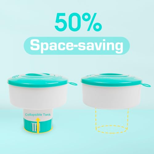 Poolwhale DCT710 Pool & Spa Floating Dispenser Collapsible Floater thumb #2