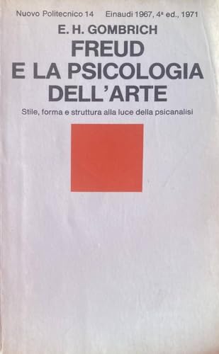 V1310 LIBRO FREUD E LA PSICOLOGIA DELL’ARTE DI E.H. GOMBRICH 8a EDIZIONE DEL ...