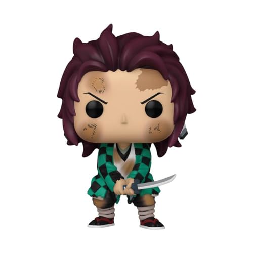 Funko POP! Animation: Demon Slayer, Tanjiro Kamado, (Training), Collectable Vinyl Figure, Gift Idea, Official Merchandise - Image 2
