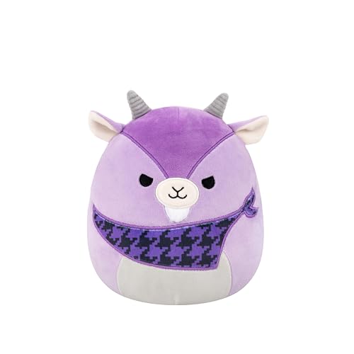 Squishmallows Original 7.5-Inch Shirley the Purple Goat | Collectable Cute Plush Toy, Cuddly Toys for Children, Soft Toys, Cute Teddies Suitable for Girls and Boys Ages 3