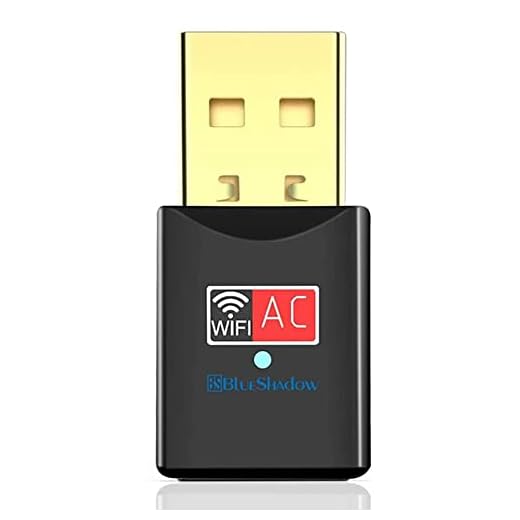 Blueshadow USB WiFi Adapter - Dual Band 2.4G/5G Mini Wi-fi ac Wireless Network Card Dongle for Desktop Laptop PC Support Windows XP Vista/7/8/8.1/10 (USB WiFi 600Mbps)