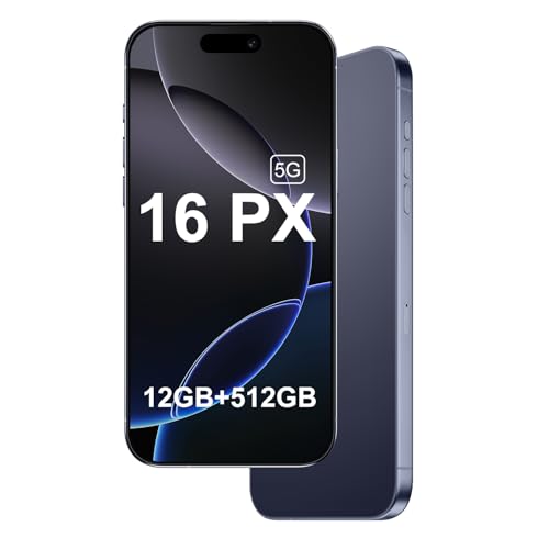 RokCokDok 16 PX Unlocked 5G CellPhones 2025 Android 13 Smartphone with snapdragon8cen2 Processor 12GB+512GB 10-Core 6.9