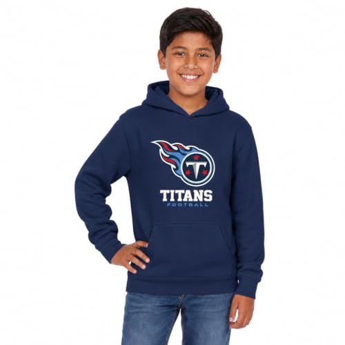 Hoodie NFL jeunesse Ultimate Fan Logo molleton - marine, Medium