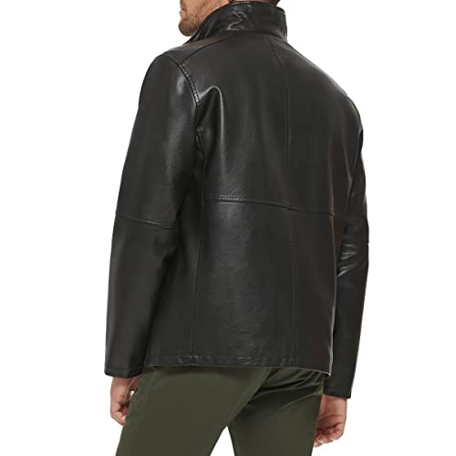 Image of DOCKERS Men's The Dylan Faux Leather Racer Jacket
