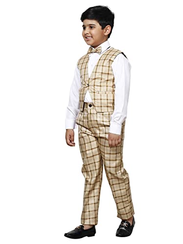 Image of Pro-Ethic Style Developer Boy's Cotton 3 Piece Suit for Boys | Kids Wear Suit Set Coat, Pant, & Shirt (S-124)