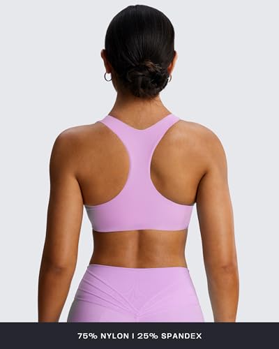 Image of Aoxjox Define Sculpt Racerback Sports Bra | women's workout fitness yoga crop tank, breathable fabric, 4-way stretch, moisture-wicking, gym essential