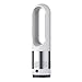 Ventilador calefactor sin aspas,calentador espacial de 1400 W y ventilador de torre de 8 velocidades,ventilador circulador de aire oscilante de 80 ° con control remoto,ventilador de escritorio