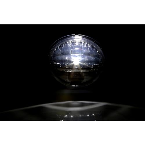 Insert de phare à DEL Highsider TYPE 12 rond 5 3/4 pouces optique moto - 4