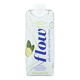 Flow Water, Organic Cucumber Mint Spring Water, 16.9 Fl Oz, Packaging may vary