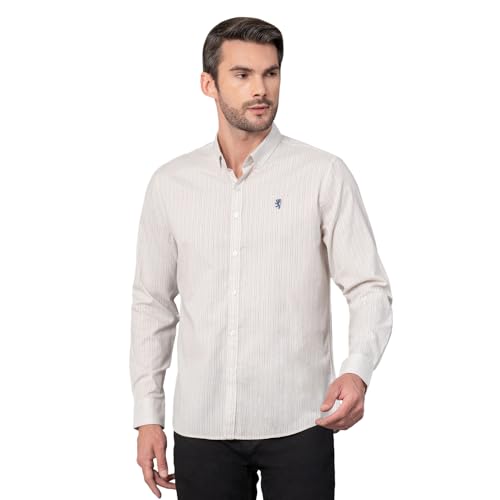 Image of Red Tape Striped Regular Fit Shirt For Men | Comfortable & Stylish