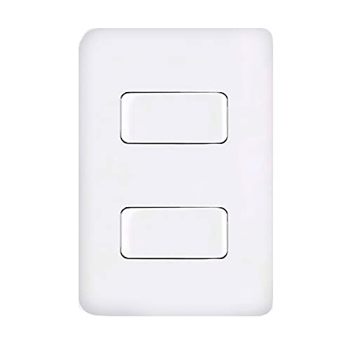 Interruptor duplo Intermediário 10a Branco 4x2 Margirius B3