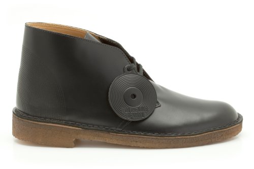 Image of Clarks: Mens Desert Chukka Boots (Classic) - black -