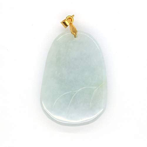 Pendentif en jadéite type A paysage bijou jade véritable - 2