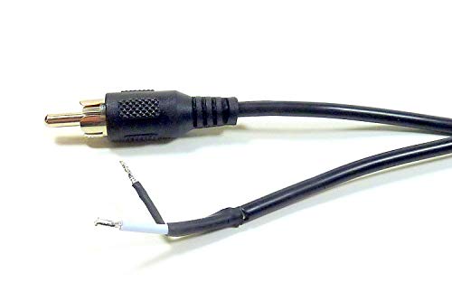 DIVISTAR Câble Audio blindé RCA mâle pour Haut-parleurs et Caisson de Basses 1m